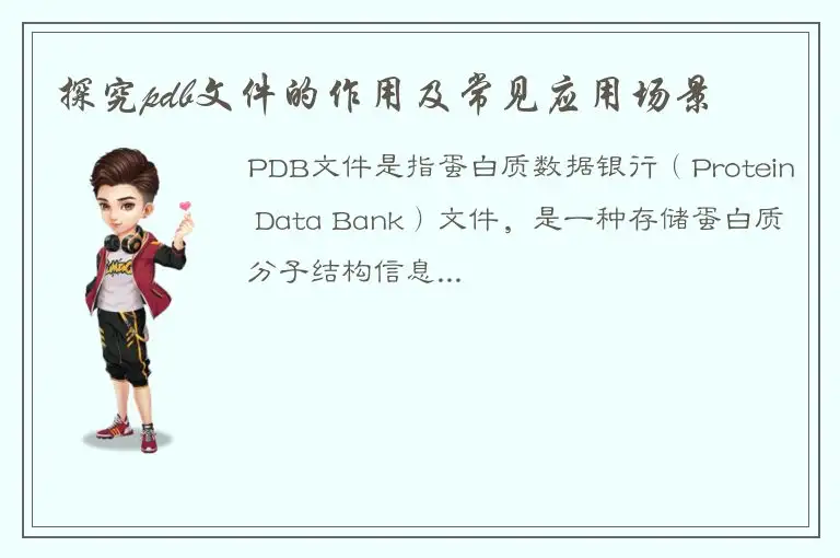 探究pdb文件的作用及常见应用场景