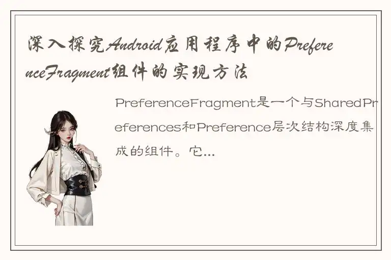 深入探究Android应用程序中的PreferenceFragment组件的实现方法
