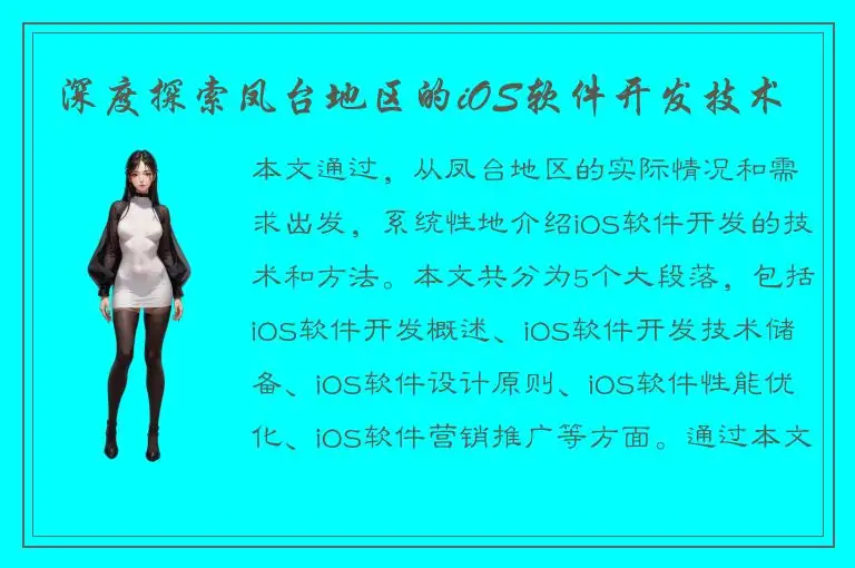 深度探索凤台地区的iOS软件开发技术