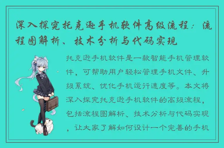 深入探究托克逊手机软件高级流程：流程图解析、技术分析与代码实现
