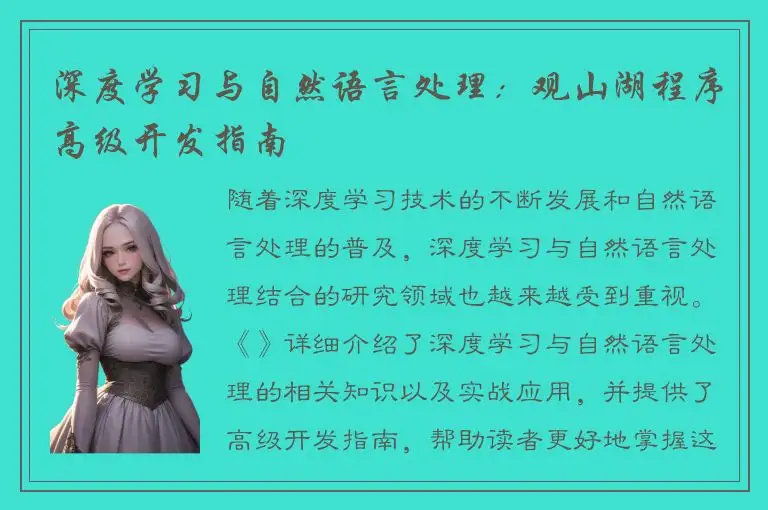 深度学习与自然语言处理：观山湖程序高级开发指南
