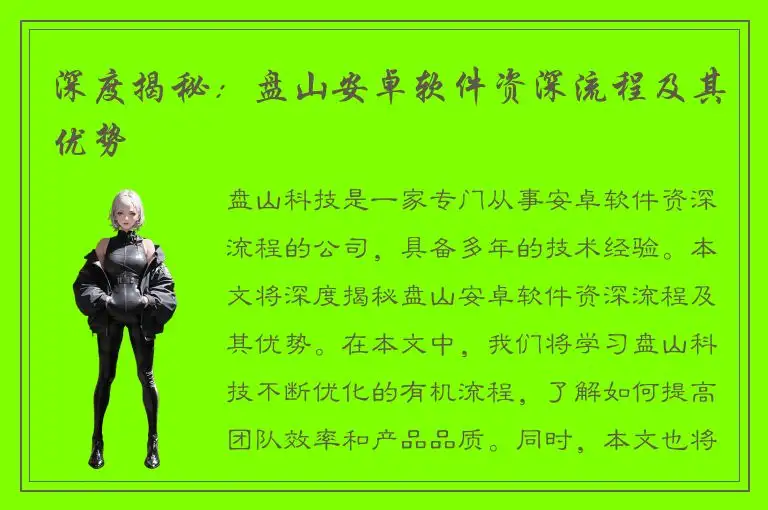 深度揭秘：盘山安卓软件资深流程及其优势