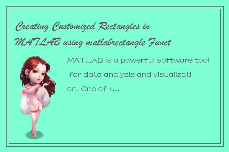 Creating Customized Rectangles in MATLAB using matlabrectangle Function