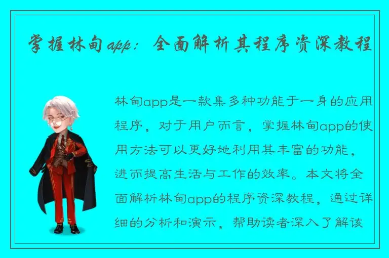 掌握林甸app：全面解析其程序资深教程