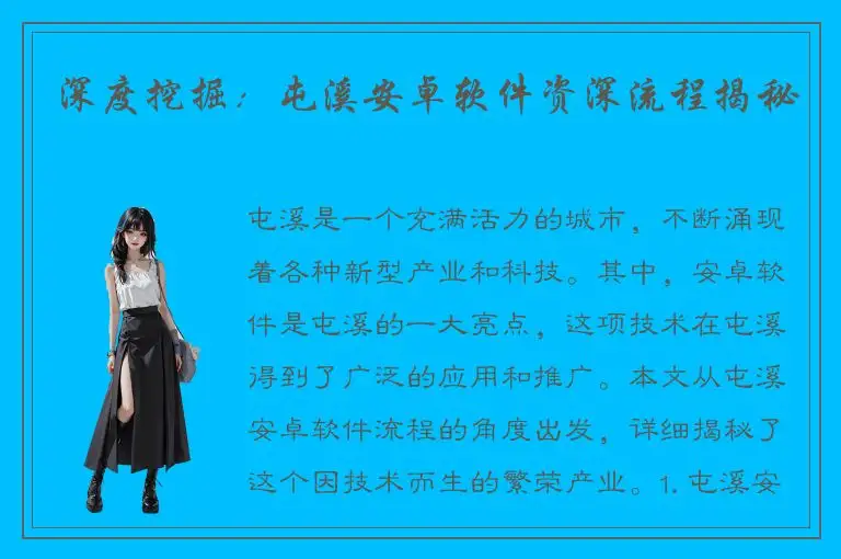 深度挖掘：屯溪安卓软件资深流程揭秘