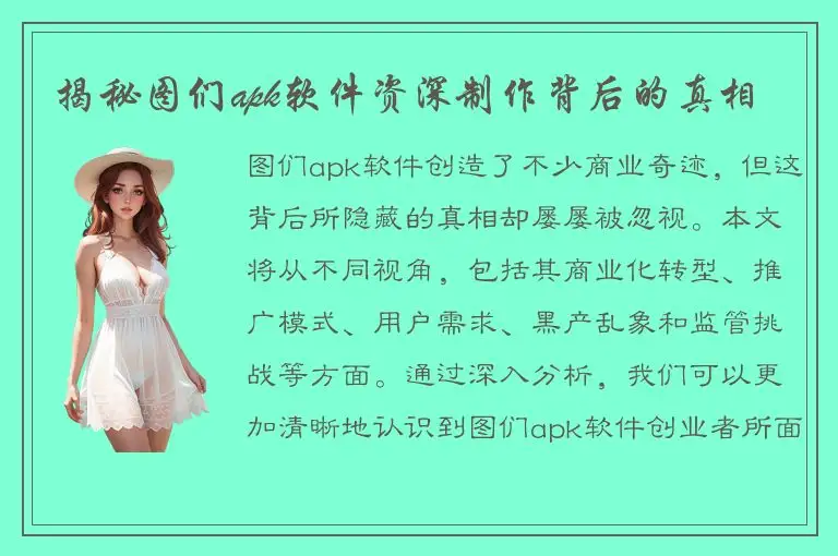 揭秘图们apk软件资深制作背后的真相