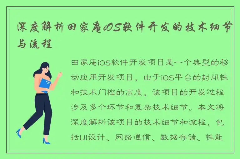 深度解析田家庵iOS软件开发的技术细节与流程