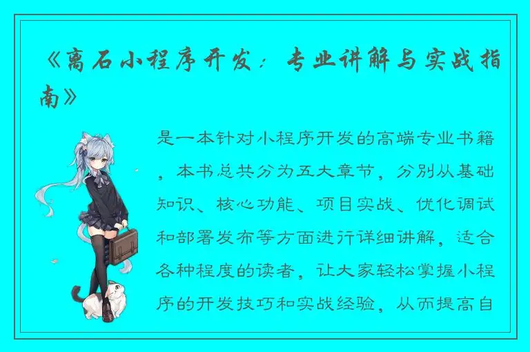 《离石小程序开发：专业讲解与实战指南》