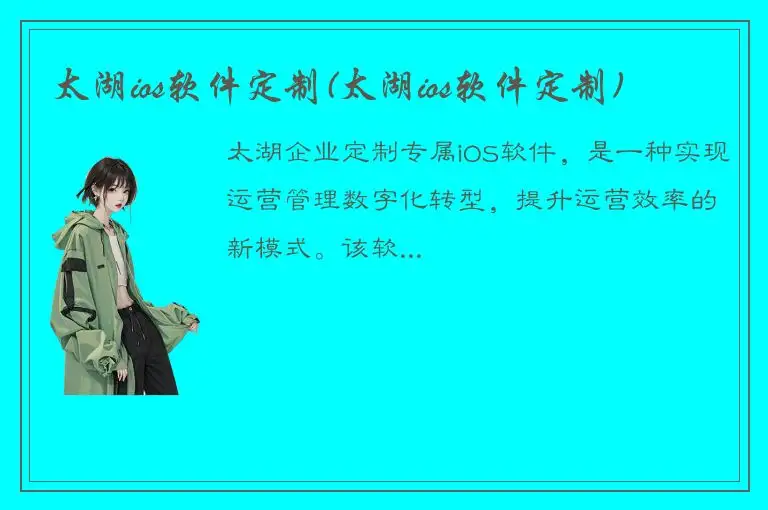 太湖ios软件定制(太湖ios软件定制)