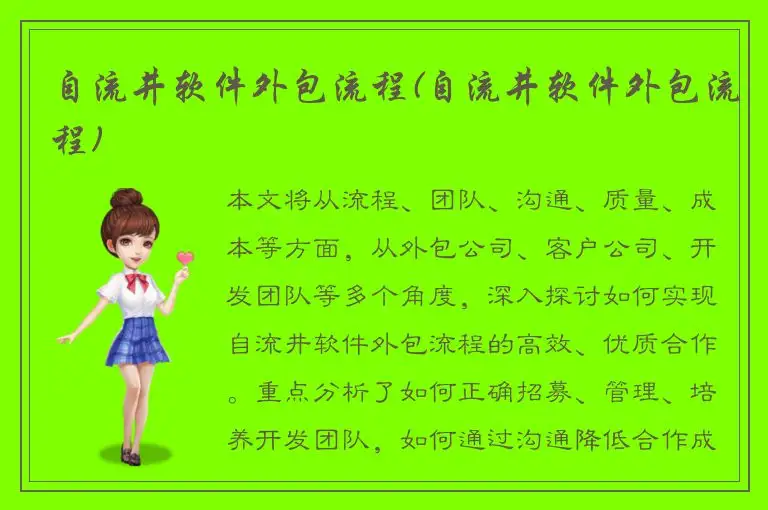 自流井软件外包流程(自流井软件外包流程)