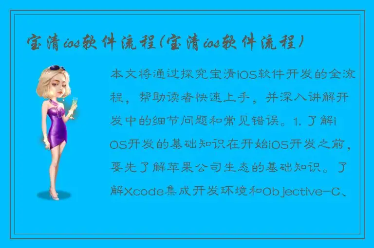宝清ios软件流程(宝清ios软件流程)