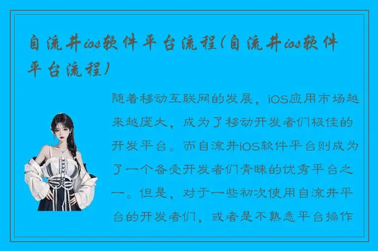 自流井ios软件平台流程(自流井ios软件平台流程)