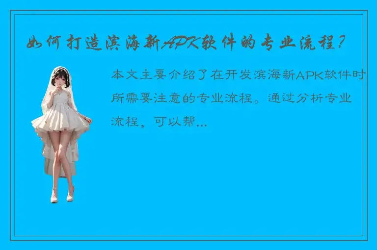 如何打造滨海新APK软件的专业流程？