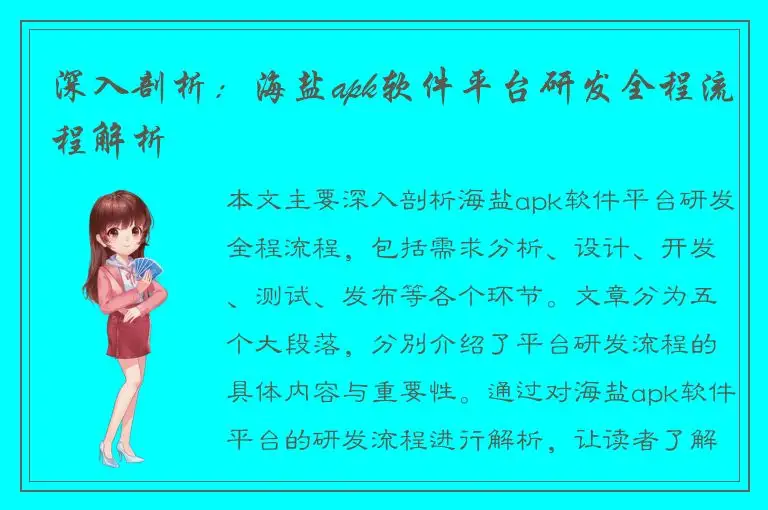 深入剖析：海盐apk软件平台研发全程流程解析