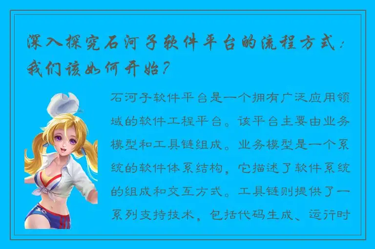 深入探究石河子软件平台的流程方式：我们该如何开始？