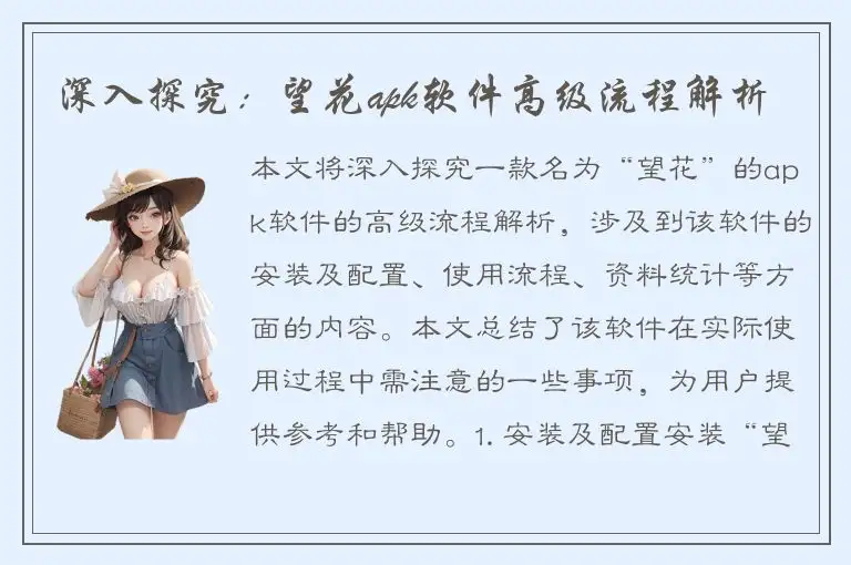 深入探究：望花apk软件高级流程解析