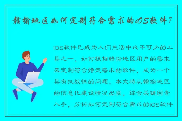 赣榆地区如何定制符合需求的iOS软件？