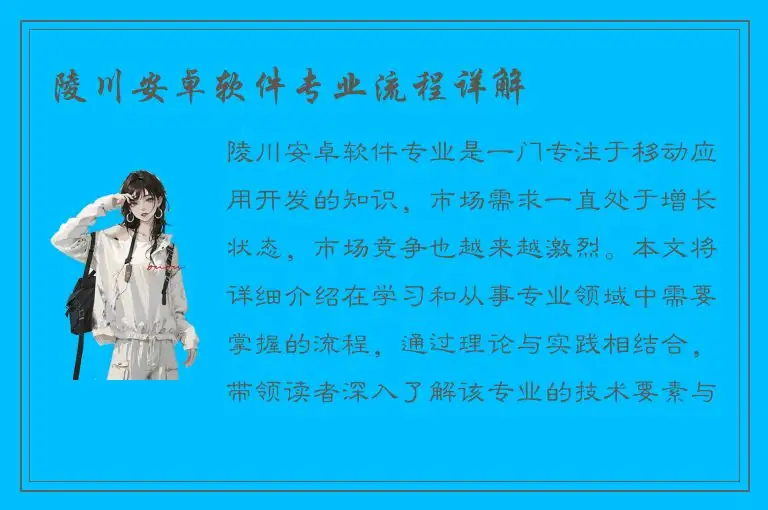 陵川安卓软件专业流程详解