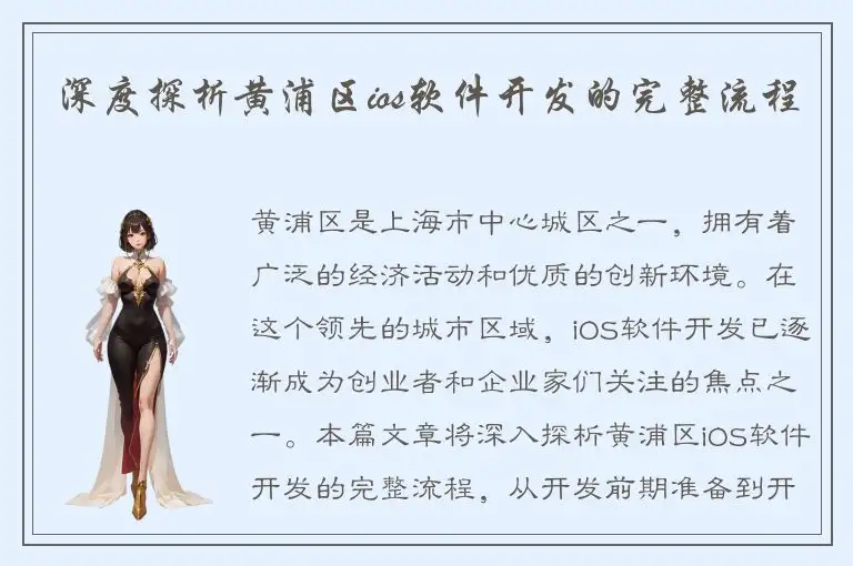 深度探析黄浦区ios软件开发的完整流程